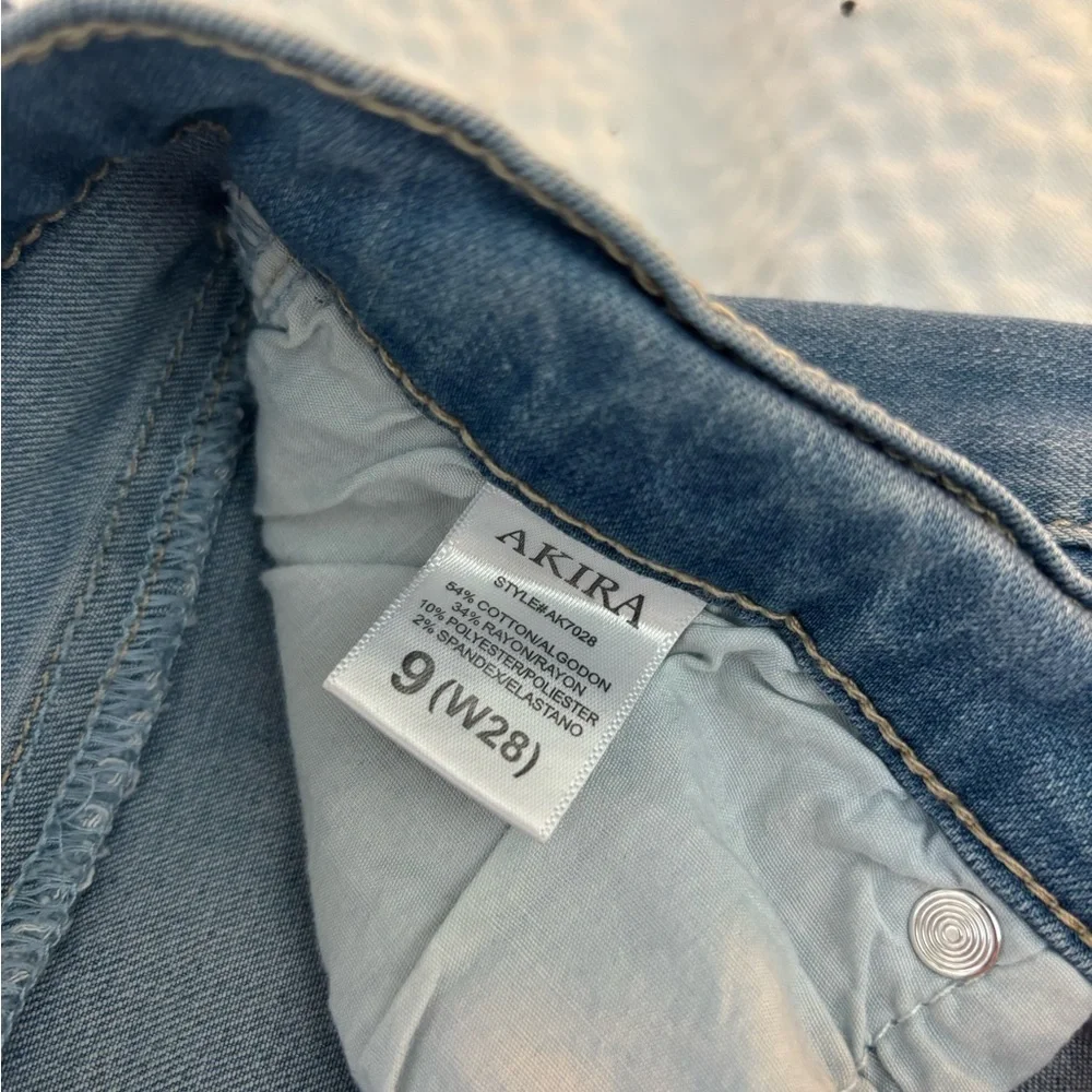 Akira Women's Blue Denim Jeans